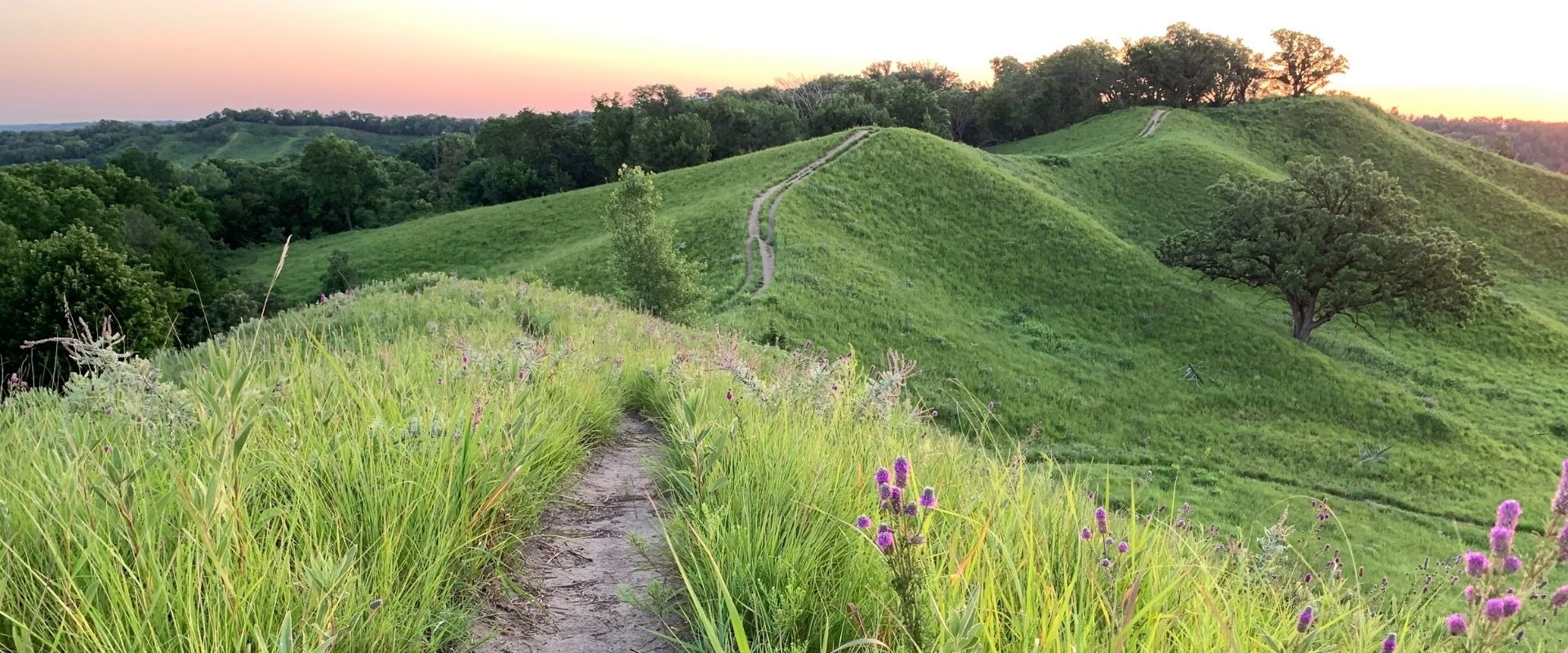 Hitchcock Nature Center, Loess Hills hiking trails