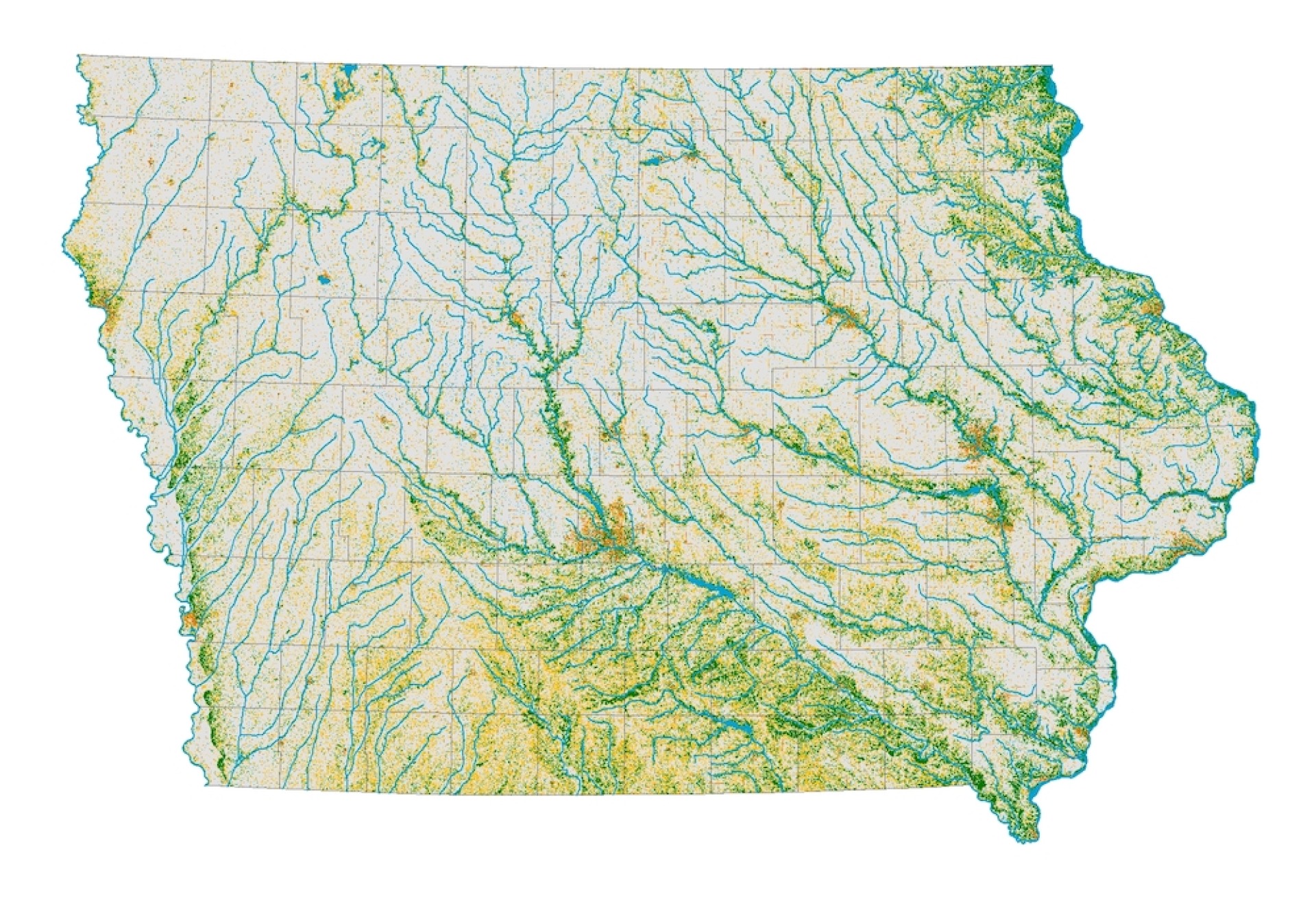 2009 prairie map Iowa - INHF