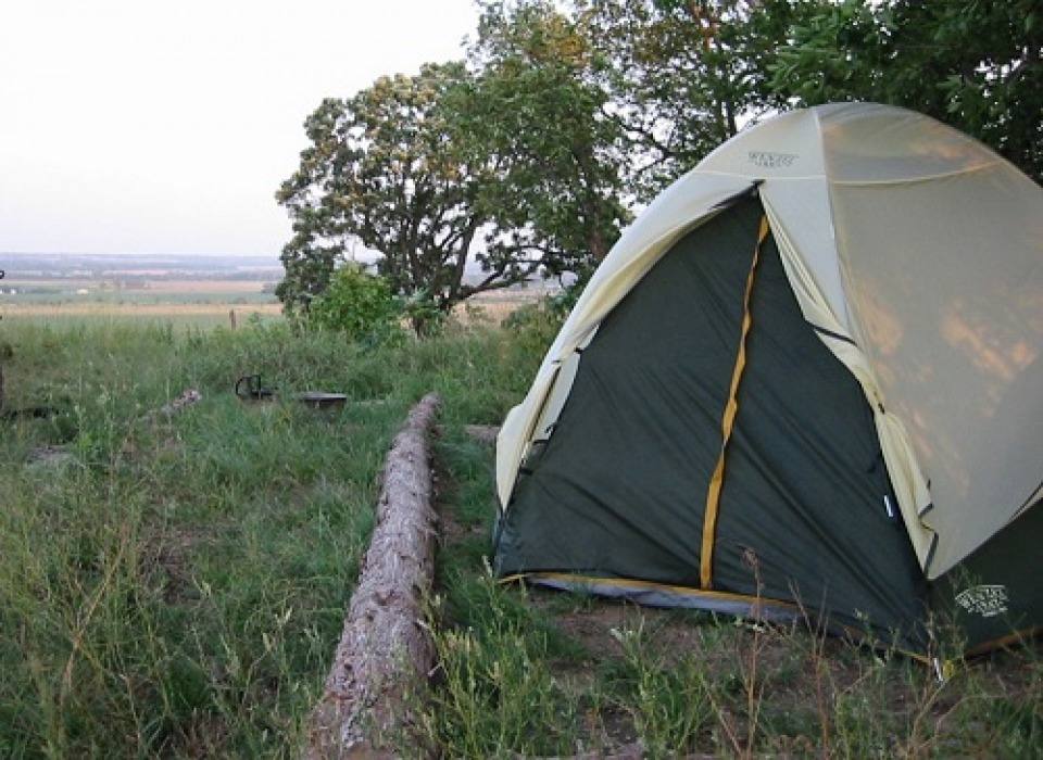 Hitchcock Backcountry Campsite #4 High Point - Pottawattamie Conservation