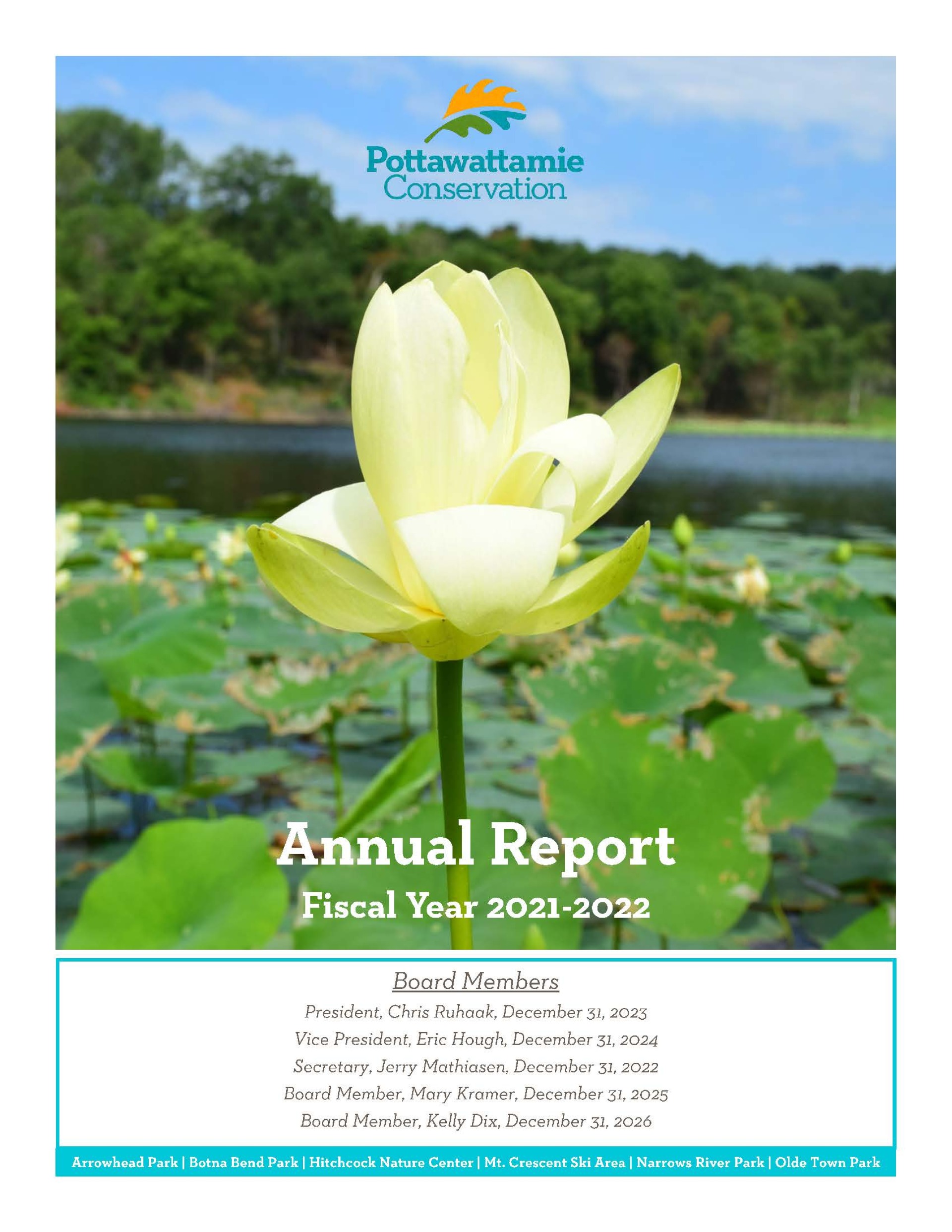 Annual Report Front Page